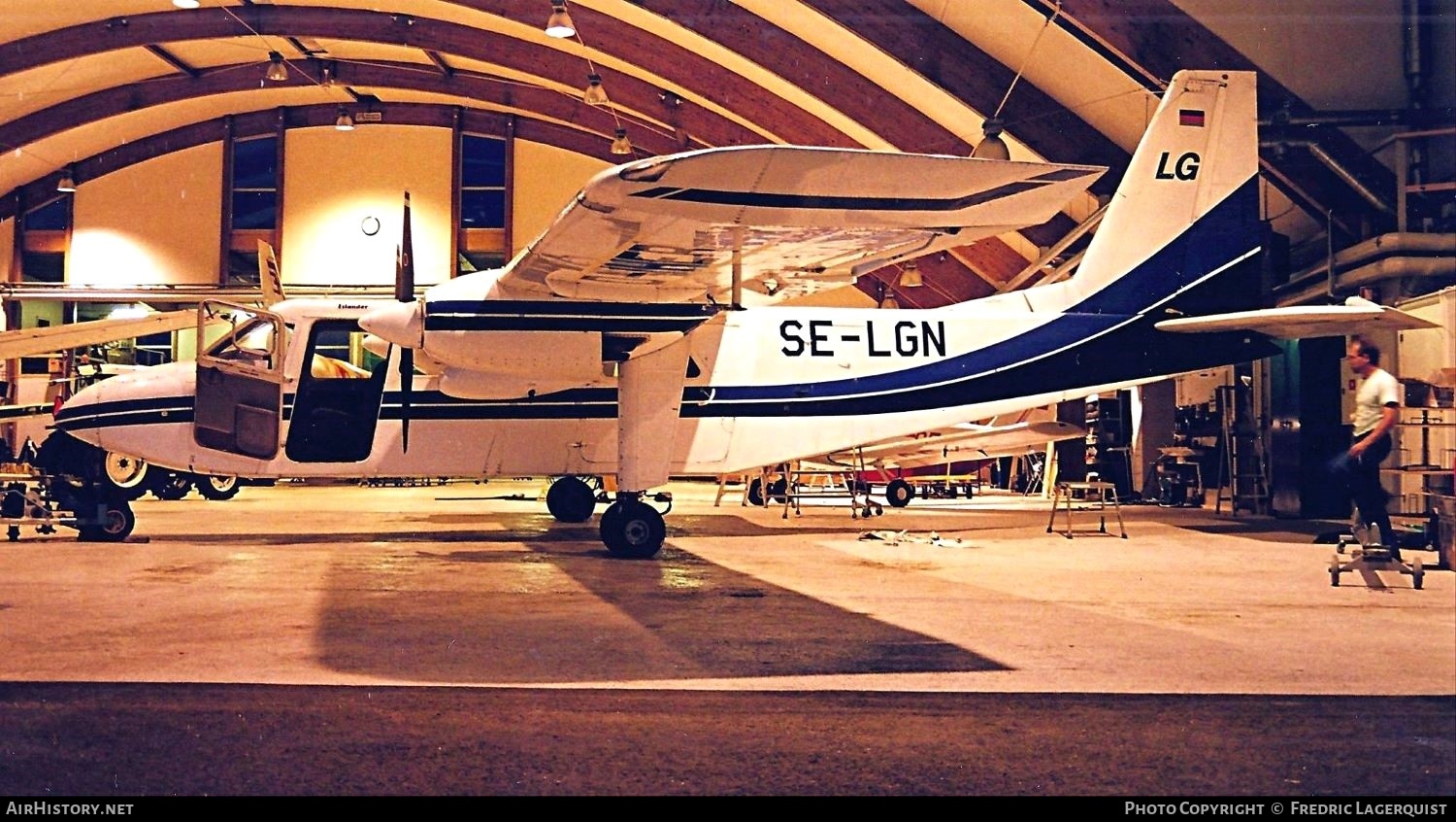 Aircraft Photo of SE-LGN | Britten-Norman BN-2A-8 Islander | AirHistory.net #609973