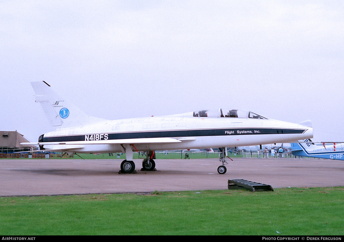 Aircraft Photo of N418FS | North American F-100F Super Sabre | Flight Systems Inc. | AirHistory.net #609979