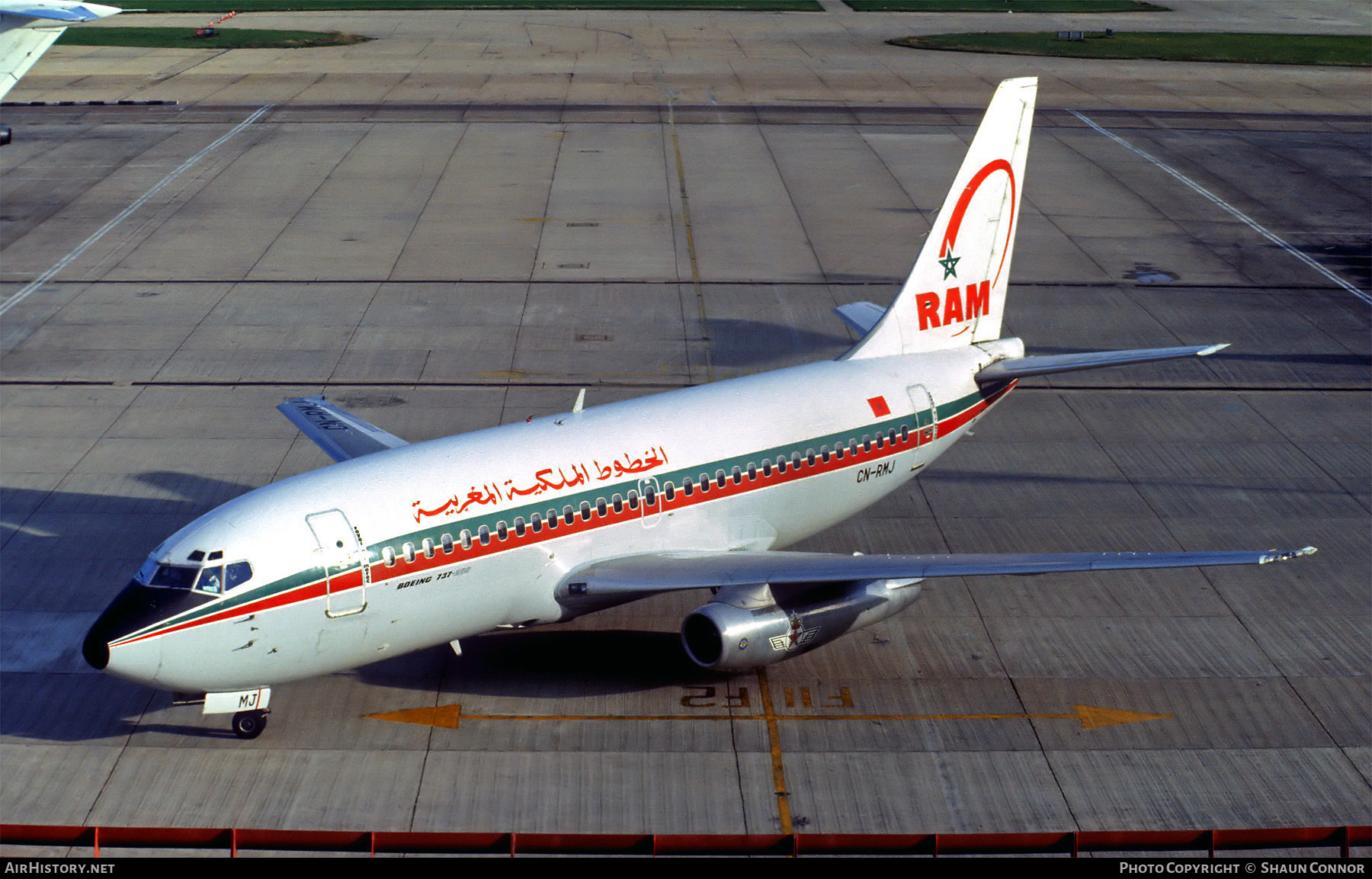 Aircraft Photo of CN-RMJ | Boeing 737-2B6/Adv | Royal Air Maroc - RAM | AirHistory.net #609989