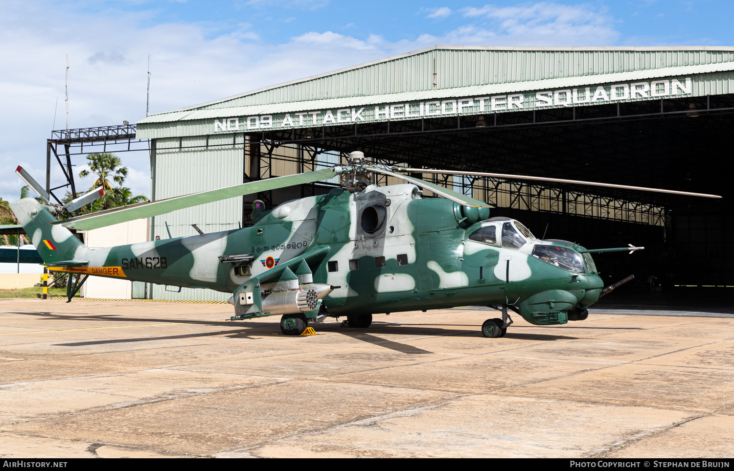 Aircraft Photo of SAH-628 | Mil Mi-35 | Sri Lanka - Air Force | AirHistory.net #610003