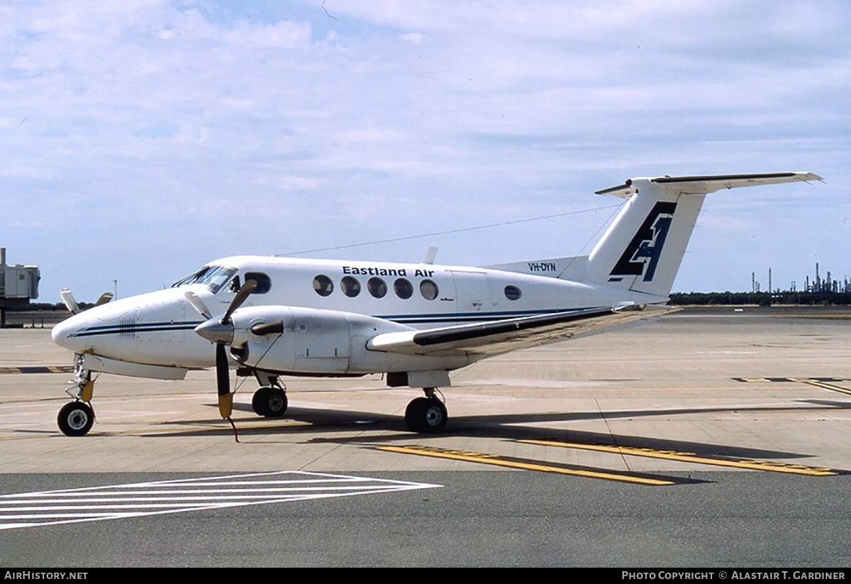 Aircraft Photo of VH-DYN | Beech 200 Super King Air | Eastland Air | AirHistory.net #610007