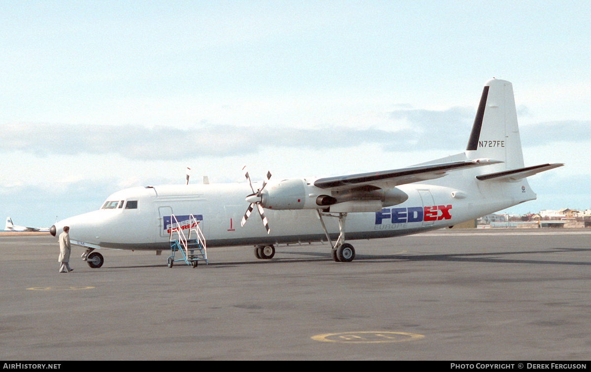Aircraft Photo of N727FE | Fokker F27-500 Friendship | Federal Express | AirHistory.net #610019