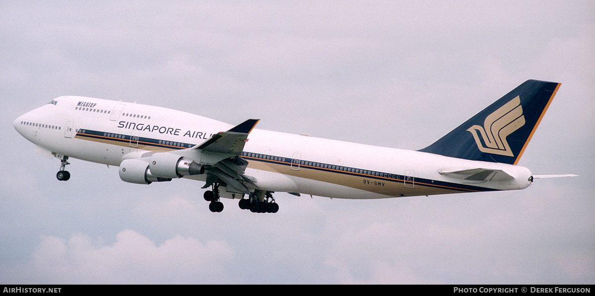 Aircraft Photo of 9V-SMV | Boeing 747-412 | Singapore Airlines | AirHistory.net #610034