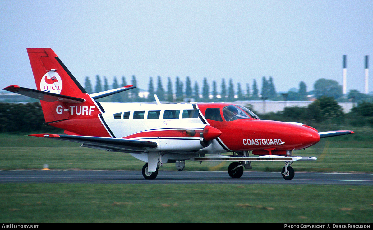 Aircraft Photo of G-TURF | Reims F406 Caravan II | MCA - Maritime and Coastguard Agency | AirHistory.net #610035