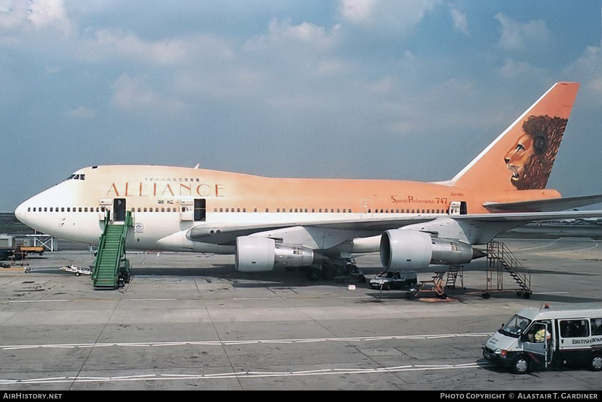 Aircraft Photo of ZS-SPA | Boeing 747SP-44 | Alliance Air | AirHistory.net #610056