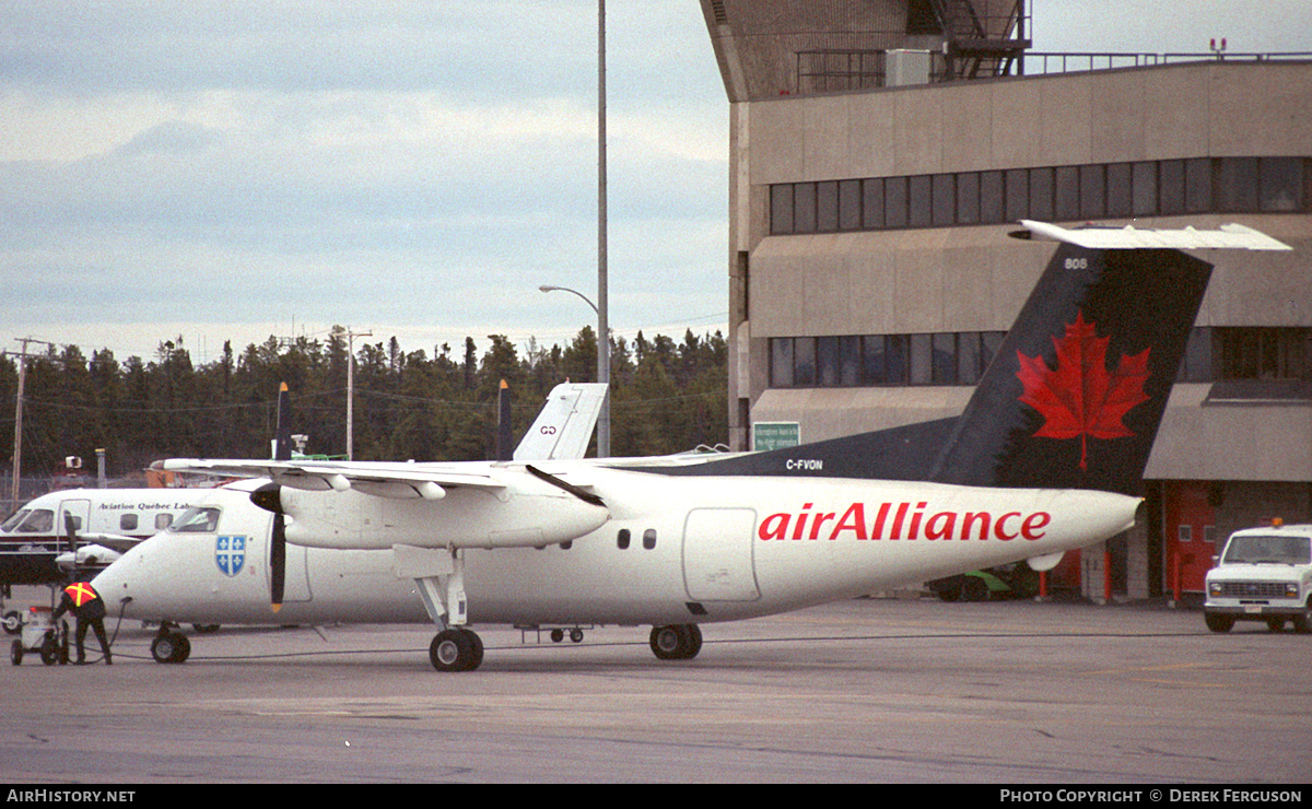 Aircraft Photo of C-FVON | De Havilland Canada DHC-8-102 Dash 8 | Air Alliance | AirHistory.net #610069