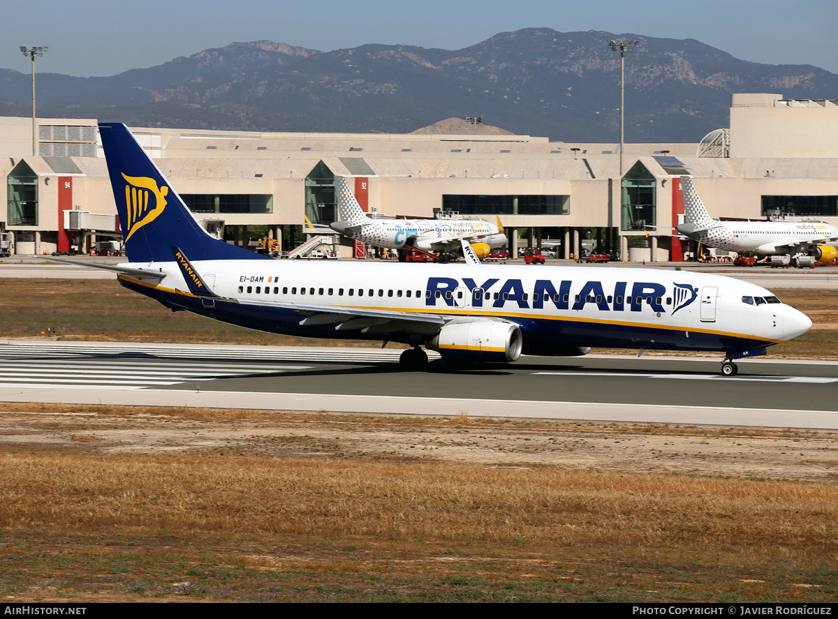 Aircraft Photo of EI-DAM | Boeing 737-8AS | Ryanair | AirHistory.net #610082