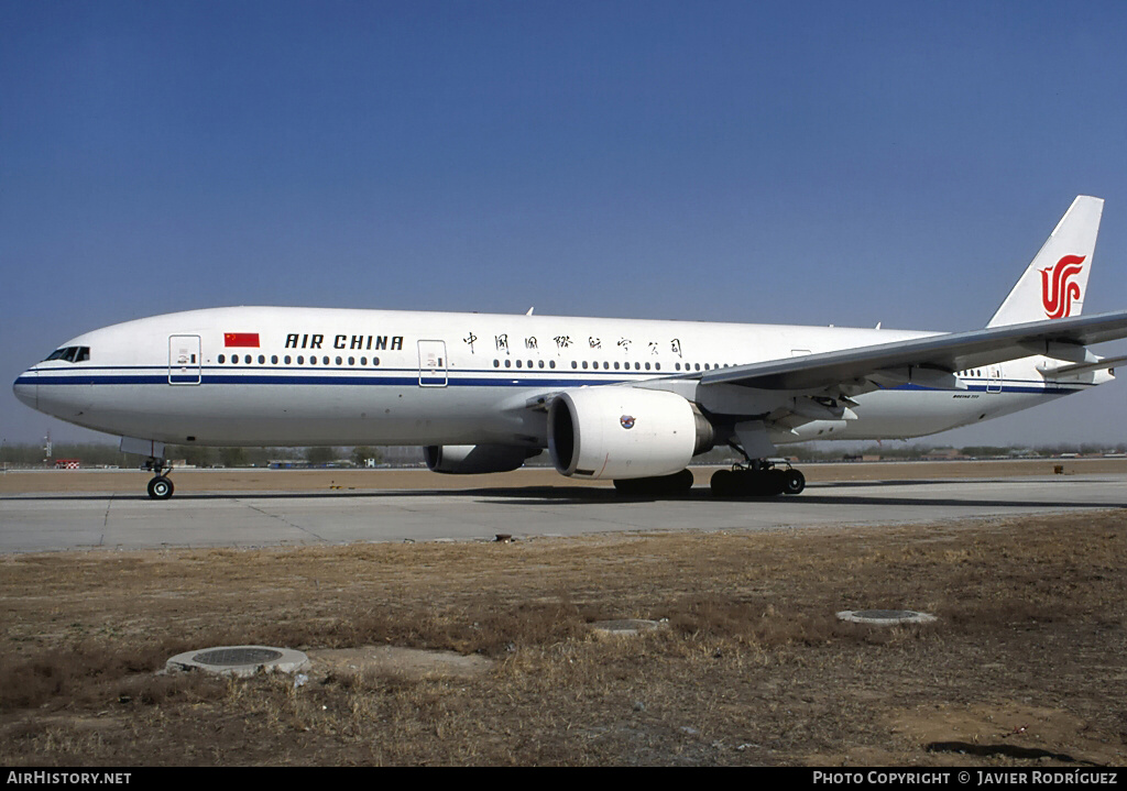 Aircraft Photo of B-2060 | Boeing 777-2J6 | Air China | AirHistory.net #610085