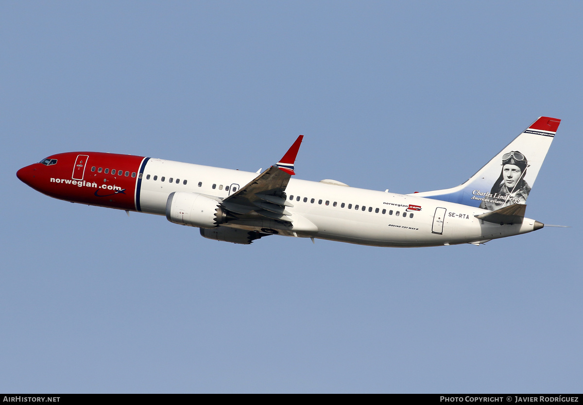 Aircraft Photo of SE-RTA | Boeing 737-8 Max 8 | Norwegian | AirHistory.net #610087