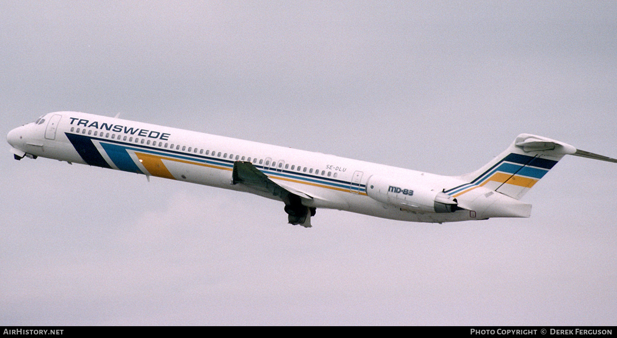 Aircraft Photo of SE-DLU | McDonnell Douglas MD-83 (DC-9-83) | Transwede Airways | AirHistory.net #610098