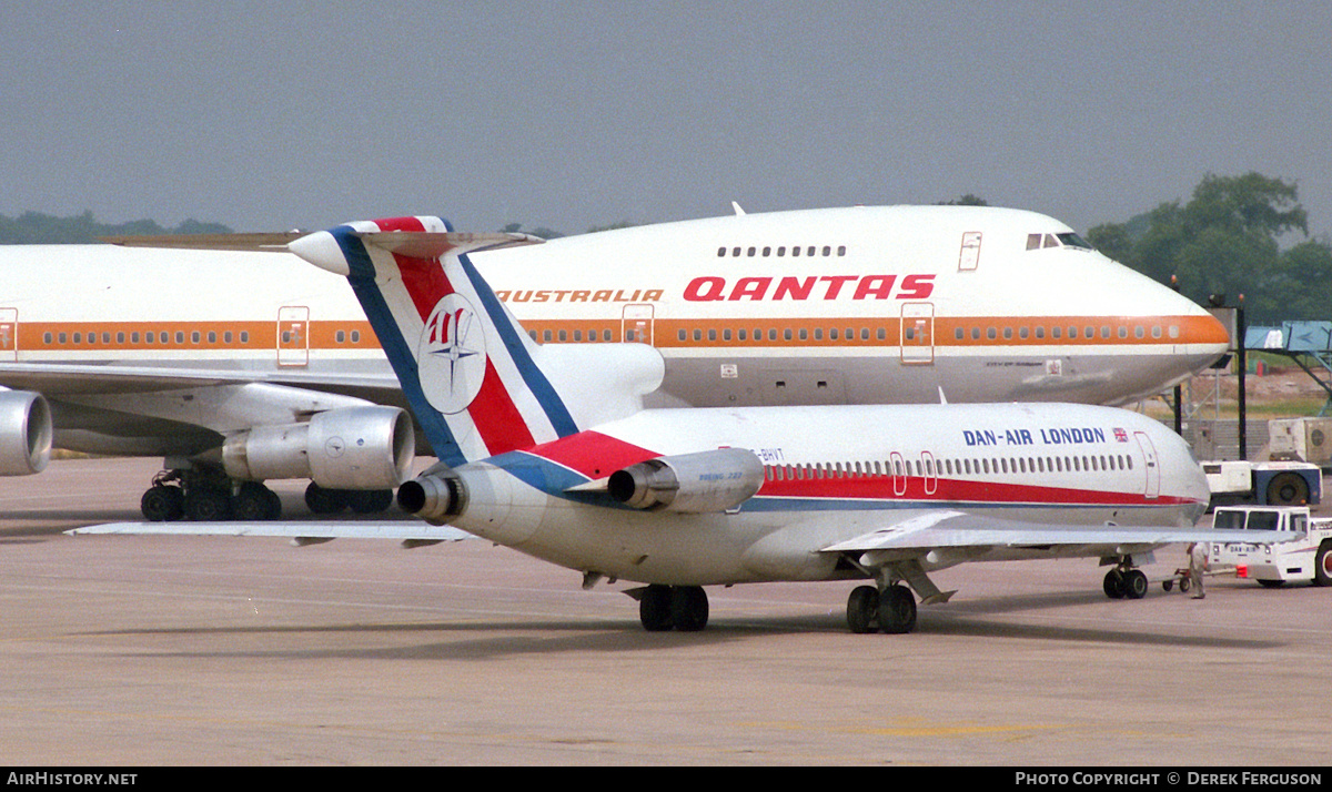 Aircraft Photo of G-BHVT | Boeing 727-212/Adv | Dan-Air London | AirHistory.net #610107