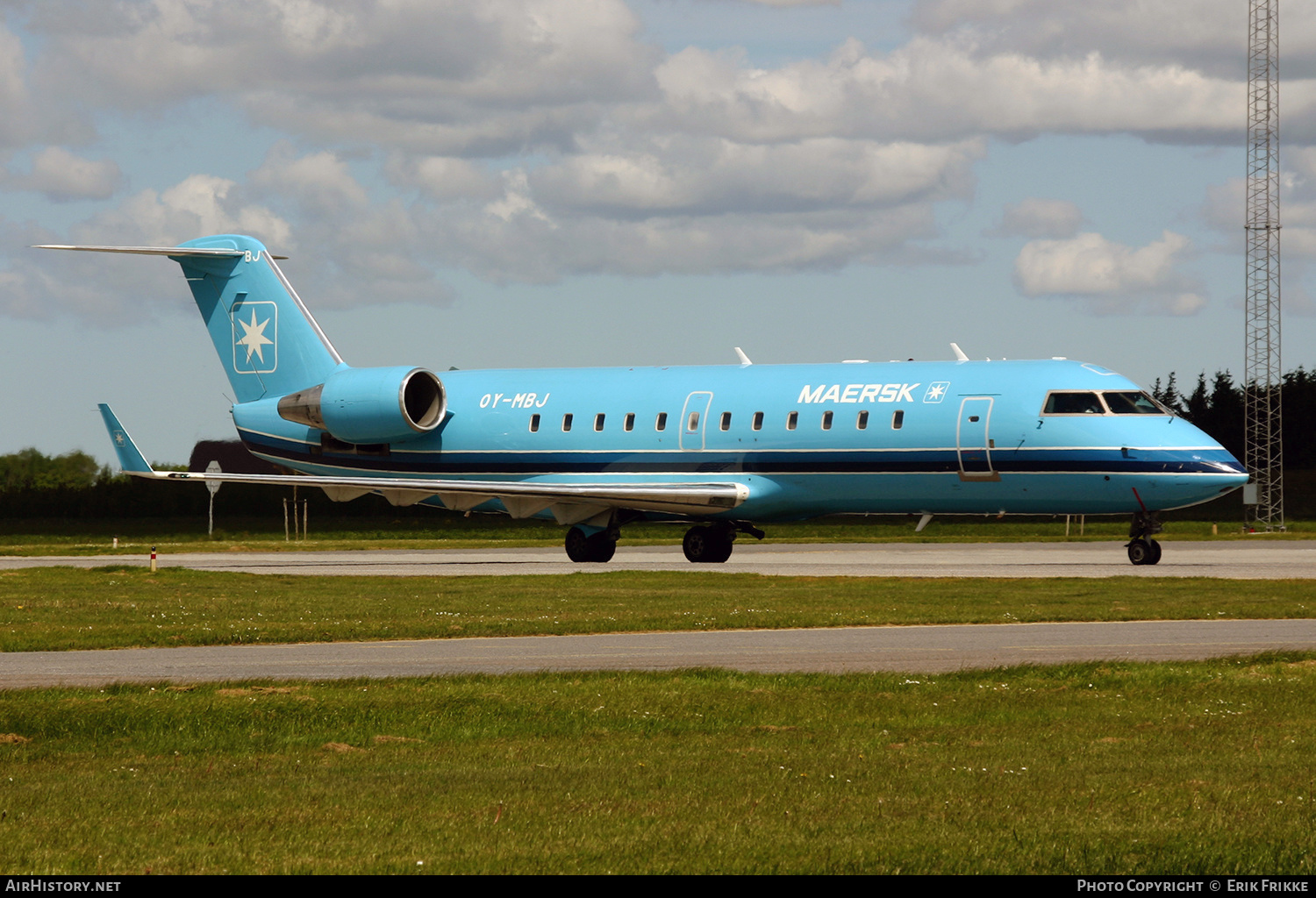 Aircraft Photo of OY-MBJ | Bombardier CRJ-200LR (CL-600-2B19) | Maersk Air | AirHistory.net #610115