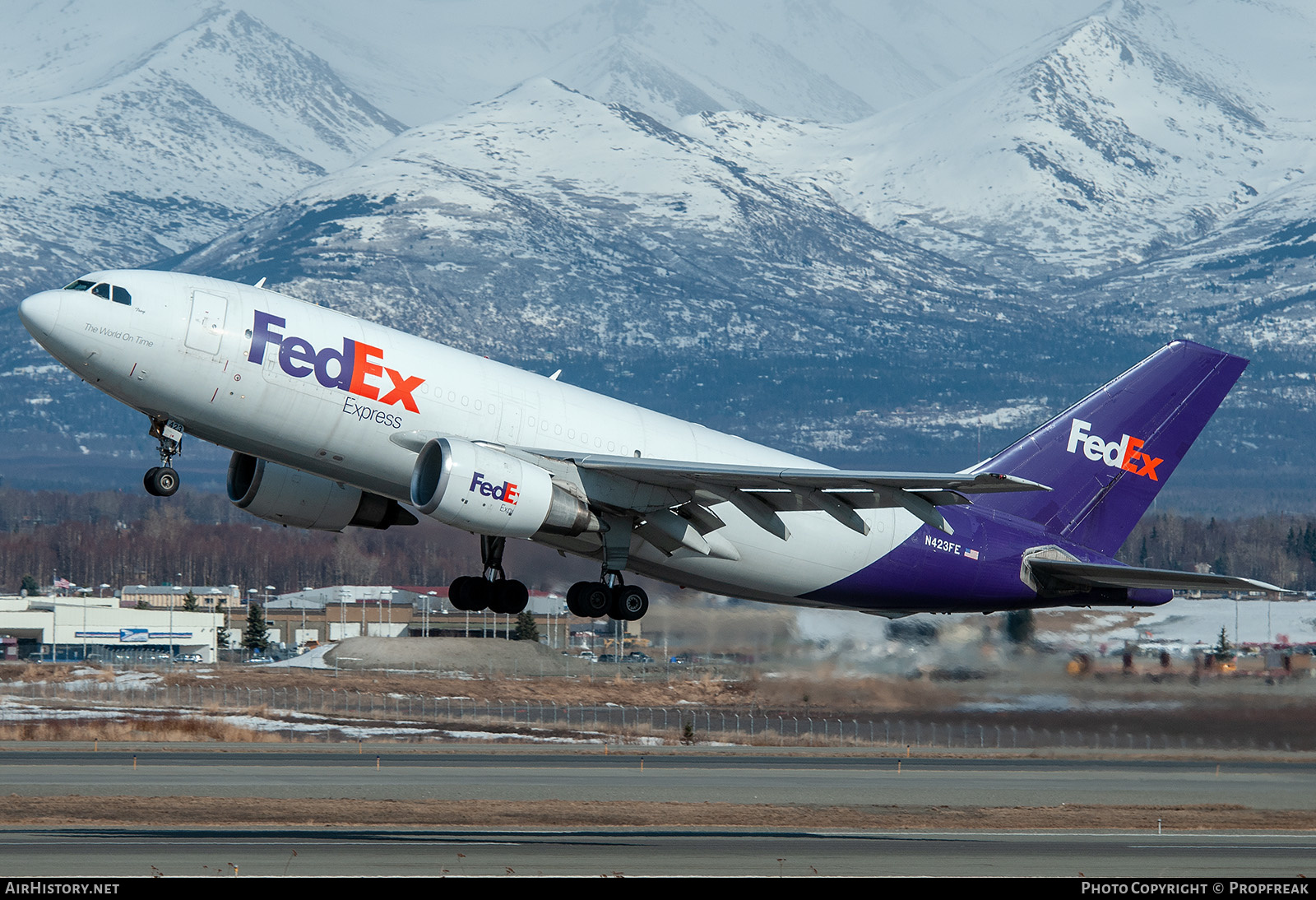 Aircraft Photo of N423FE | Airbus A310-203/F | FedEx Express - Federal Express | AirHistory.net #610123