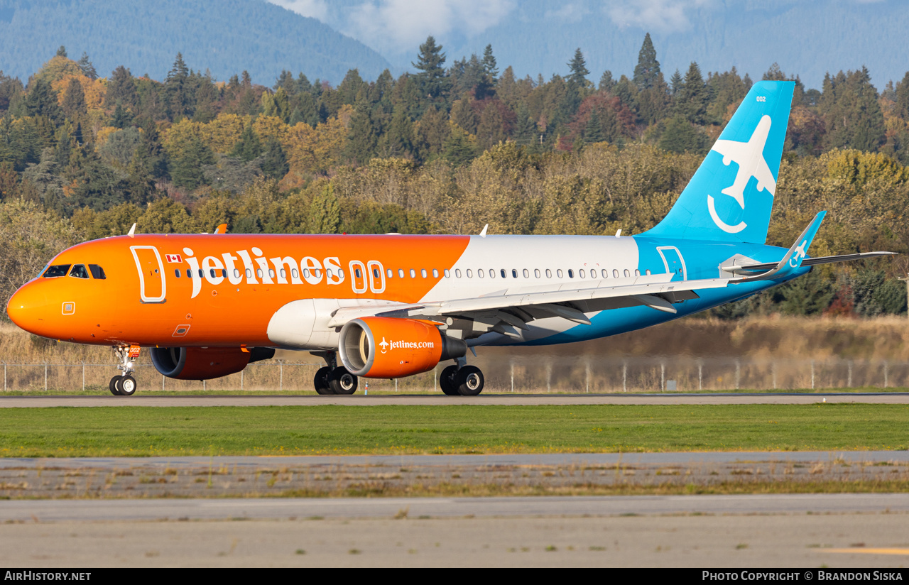 Aircraft Photo of C-GCJK | Airbus A320-214 | Jetlines | AirHistory.net #610128