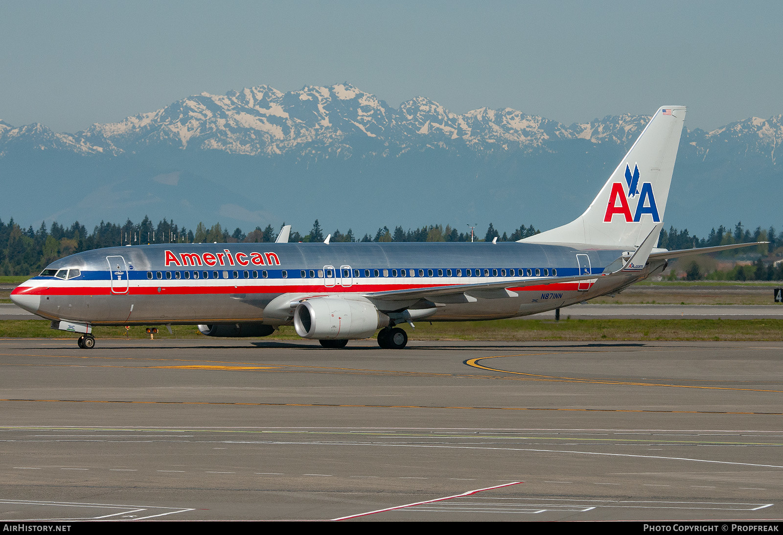 Aircraft Photo of N871NN | Boeing 737-823 | American Airlines | AirHistory.net #610140