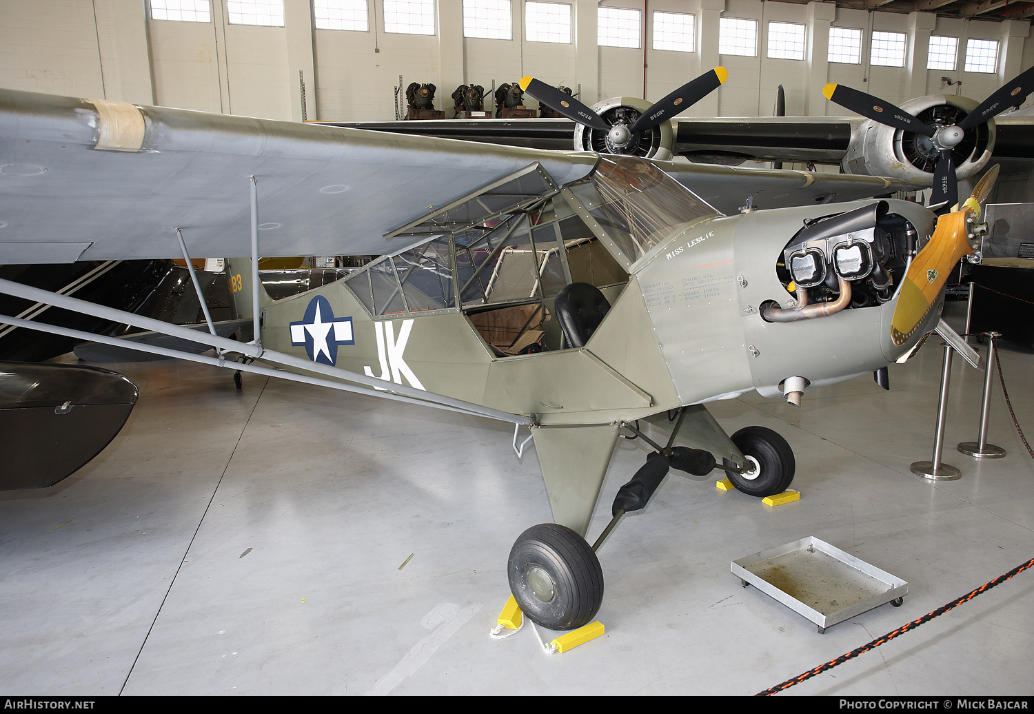 Aircraft Photo of N5798N / 54883 | Piper L-4H Grasshopper (J-3C) | USA - Air Force | AirHistory.net #610155