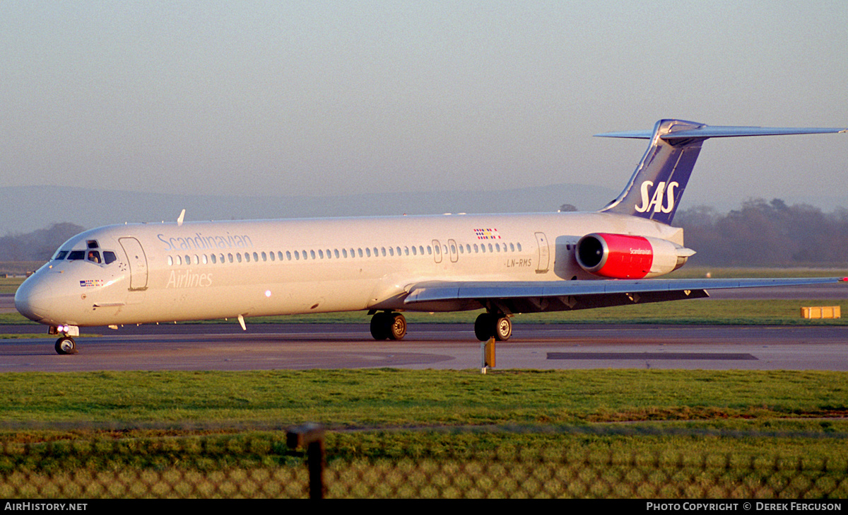 Aircraft Photo of LN-RMS | McDonnell Douglas MD-82 (DC-9-82) | Scandinavian Airlines - SAS | AirHistory.net #610179
