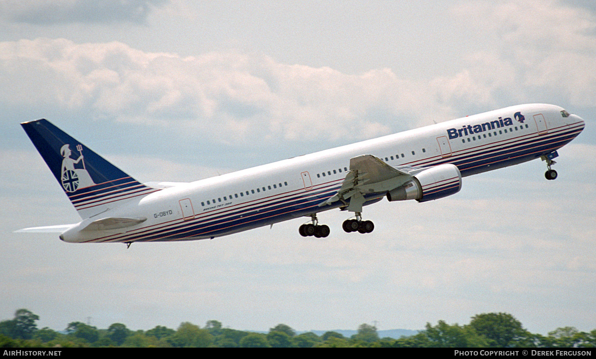 Aircraft Photo of G-OBYD | Boeing 767-304/ER | Britannia Airways | AirHistory.net #610180