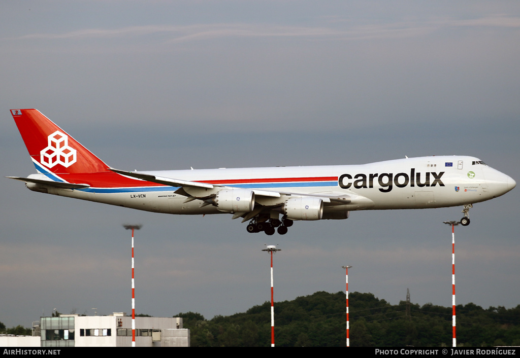 Aircraft Photo of LX-VCN | Boeing 747-8R7F/SCD | Cargolux | AirHistory.net #610230