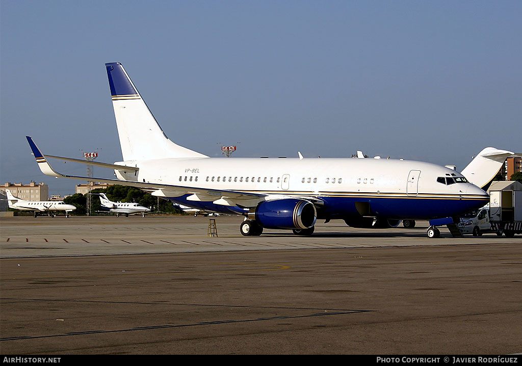 Aircraft Photo of VP-BEL | Boeing 737-74T BBJ | AirHistory.net #610233