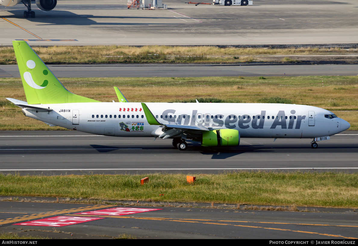 Aircraft Photo of JA811X | Boeing 737-86N | Solaseed Air | AirHistory.net #610241
