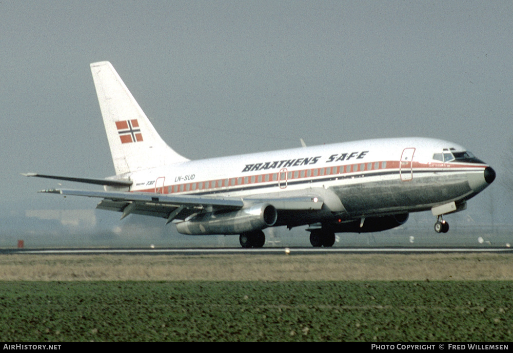 Aircraft Photo of LN-SUD | Boeing 737-205 | Braathens SAFE | AirHistory.net #610243