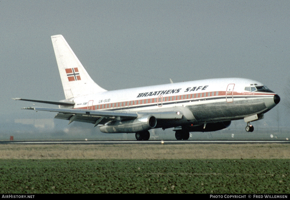 Aircraft Photo of LN-SUD | Boeing 737-205/Adv | Braathens SAFE | AirHistory.net #610243