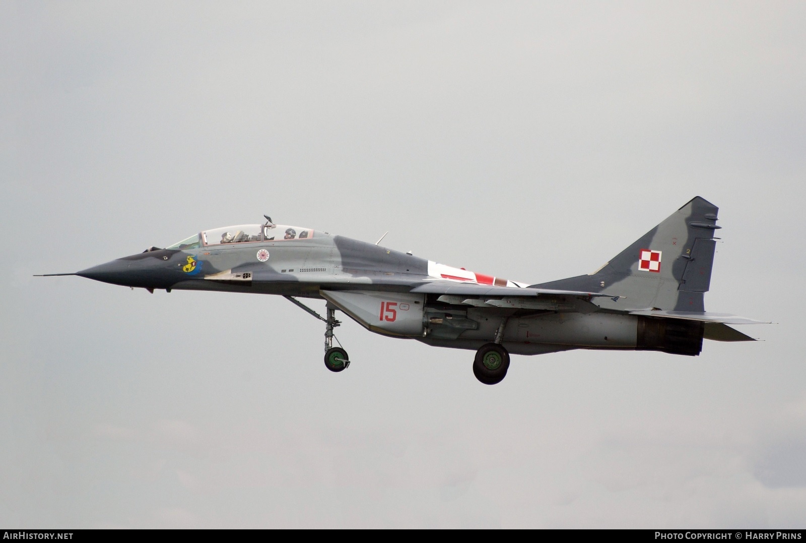 Aircraft Photo of 15 | Mikoyan-Gurevich MiG-29UB (9-51) | Poland - Air Force | AirHistory.net #610255