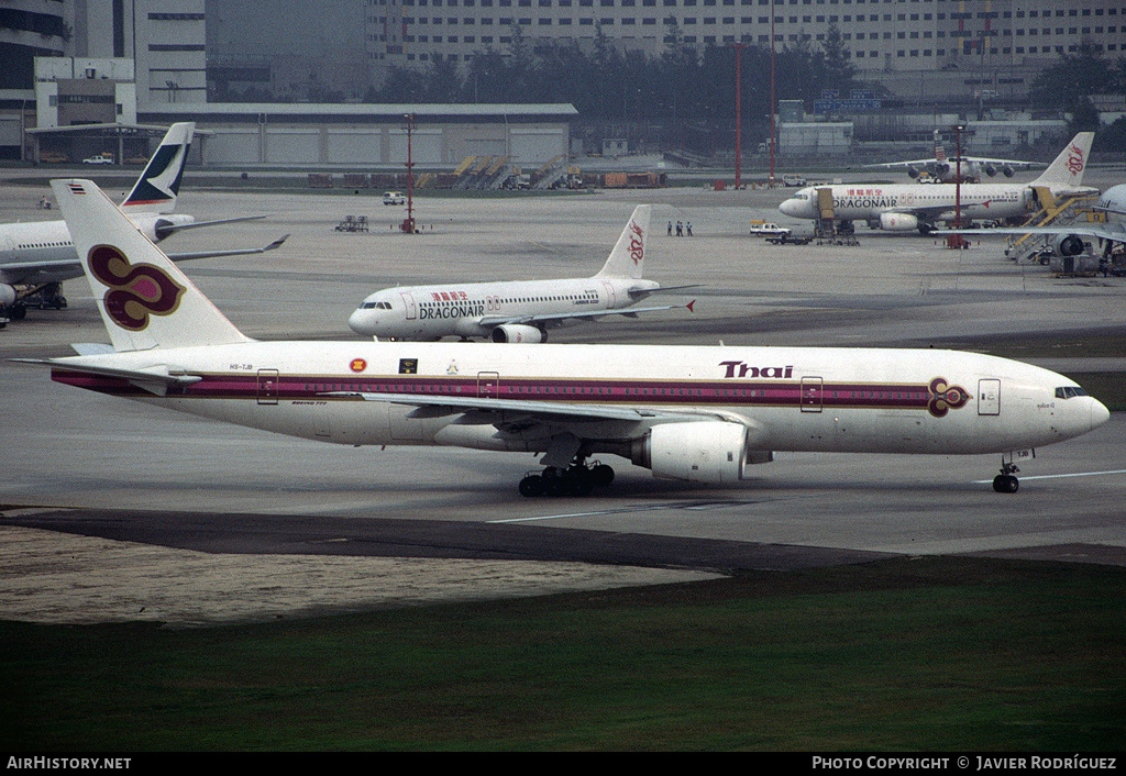 Aircraft Photo of HS-TJB | Boeing 777-2D7 | Thai Airways International | AirHistory.net #610281