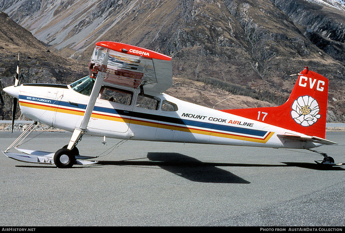 Aircraft Photo of ZK-CVG / CVG | Cessna 185C Skywagon | Mount Cook Airline | AirHistory.net #610298