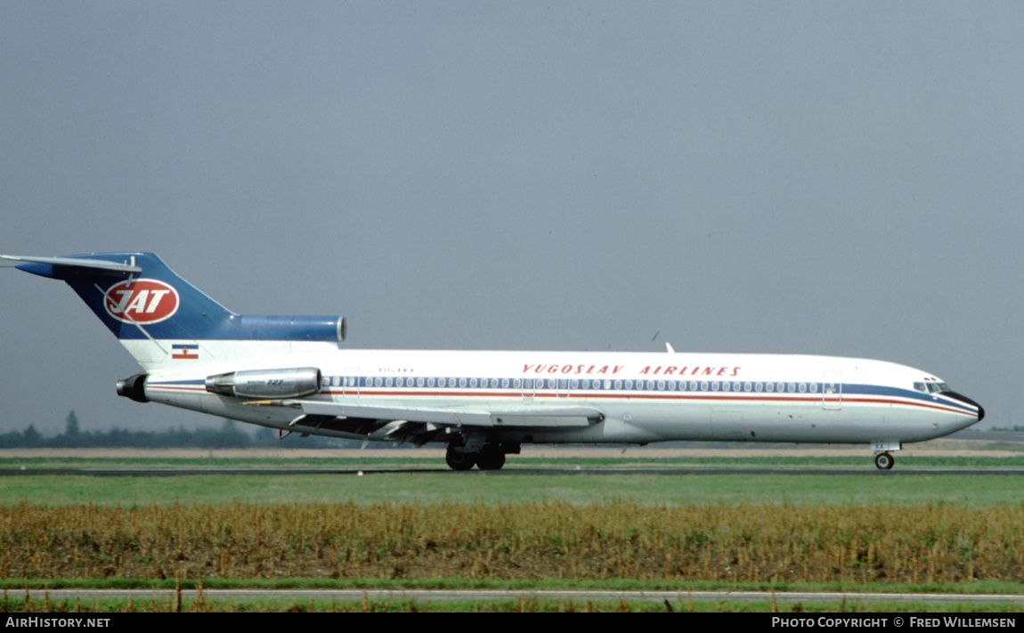 Aircraft Photo of YU-AKA | Boeing 727-2H9/Adv | JAT Yugoslav Airlines - Jugoslovenski Aerotransport | AirHistory.net #610299