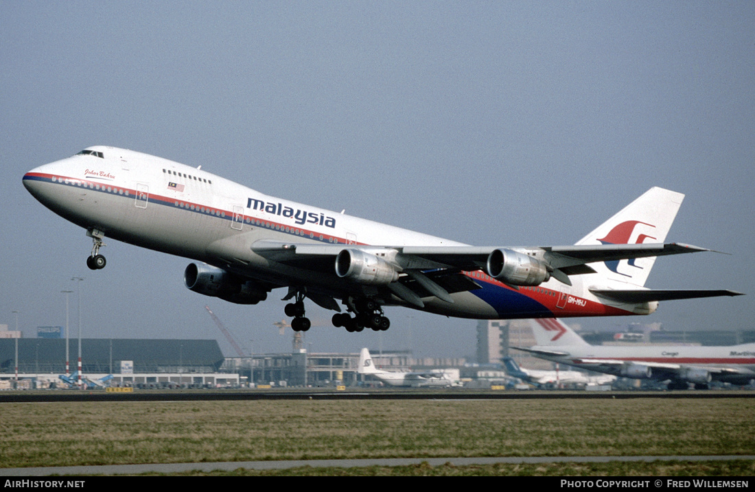 Aircraft Photo of 9M-MHJ | Boeing 747-236B(SF) | Malaysia Airlines | AirHistory.net #610324