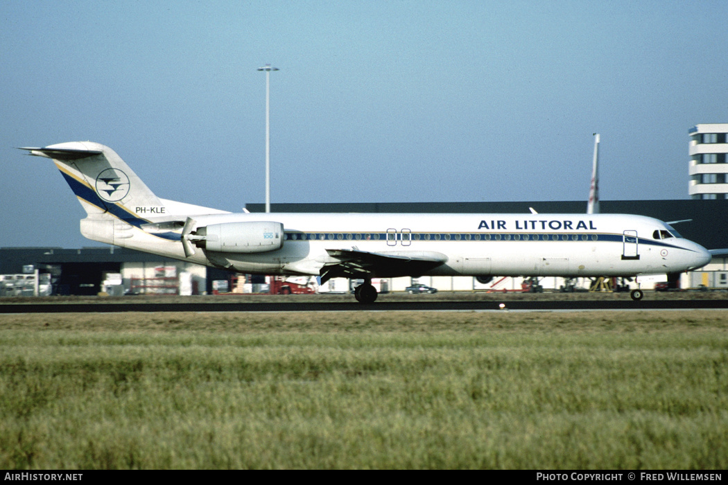 Aircraft Photo of PH-KLE | Fokker 100 (F28-0100) | Air Littoral | AirHistory.net #610325