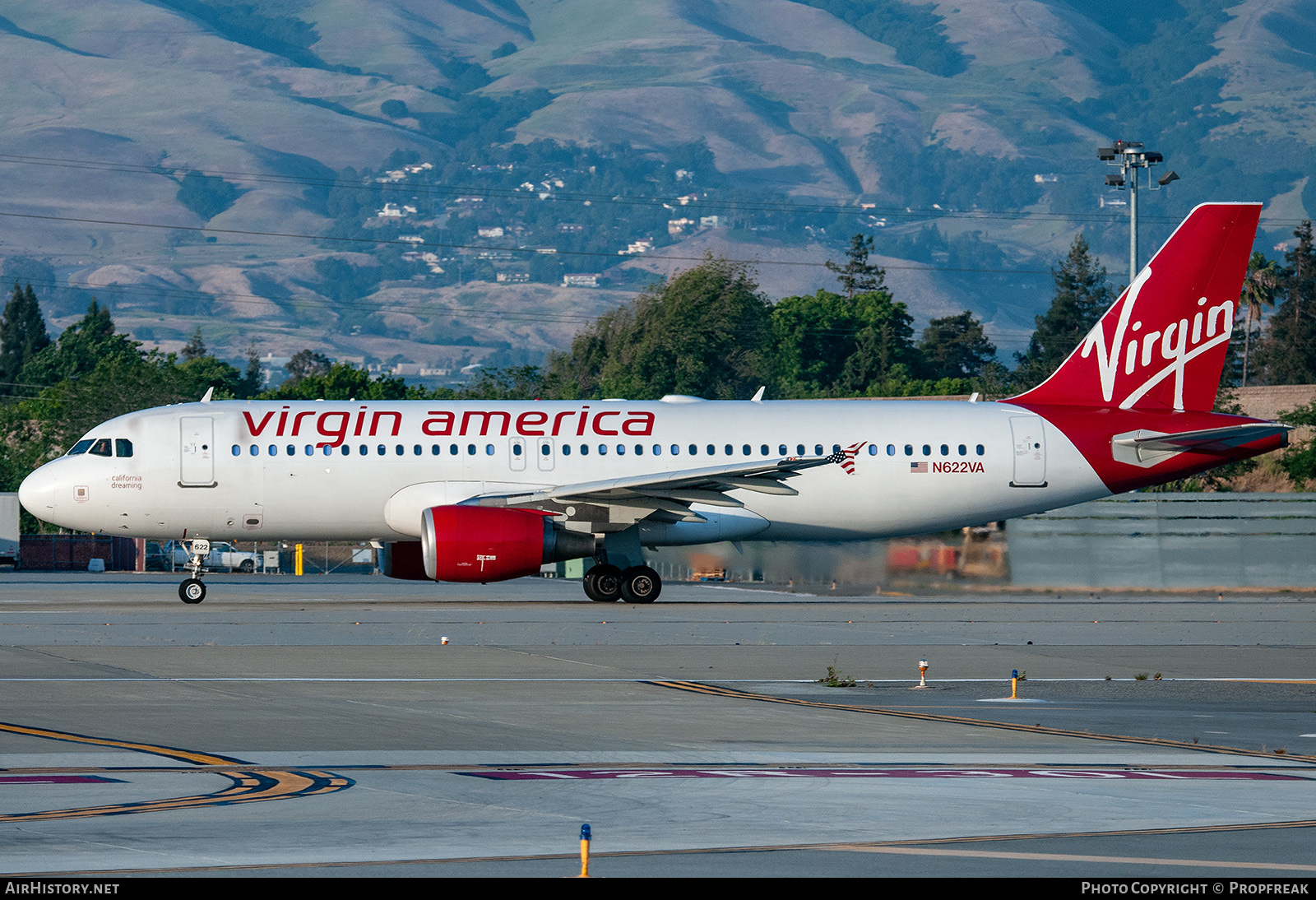 Aircraft Photo of N622VA | Airbus A320-214 | Virgin America | AirHistory.net #610329