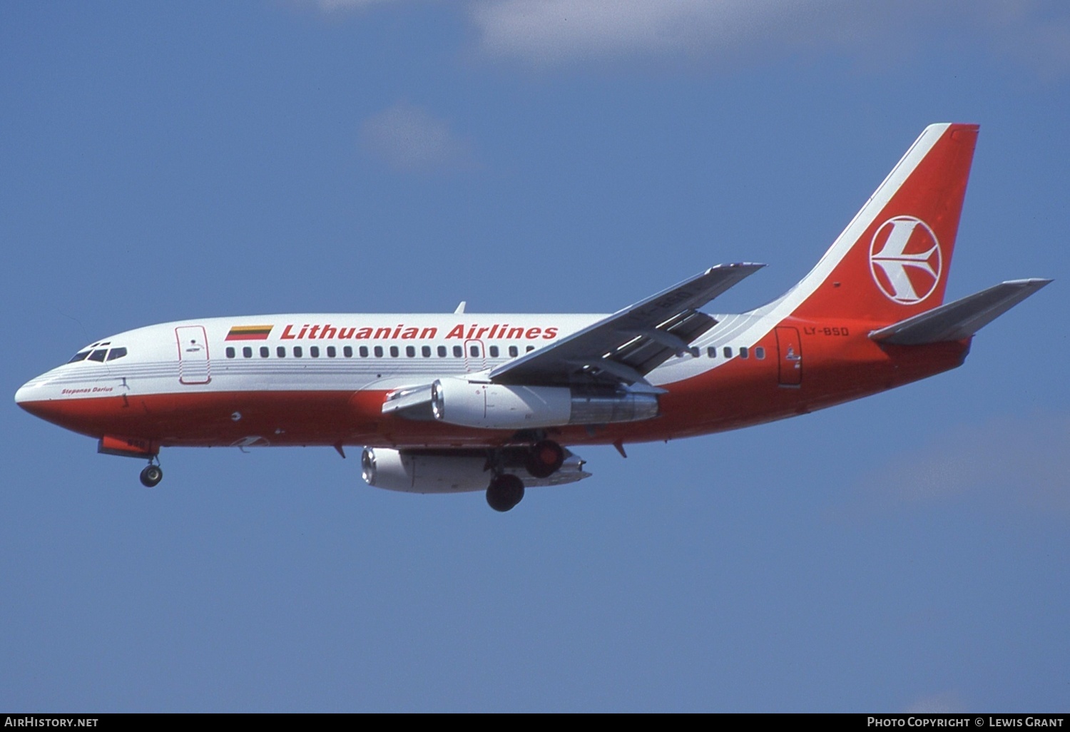 Aircraft Photo of LY-BSD | Boeing 737-2T4/Adv | Lithuanian Airlines | AirHistory.net #610339