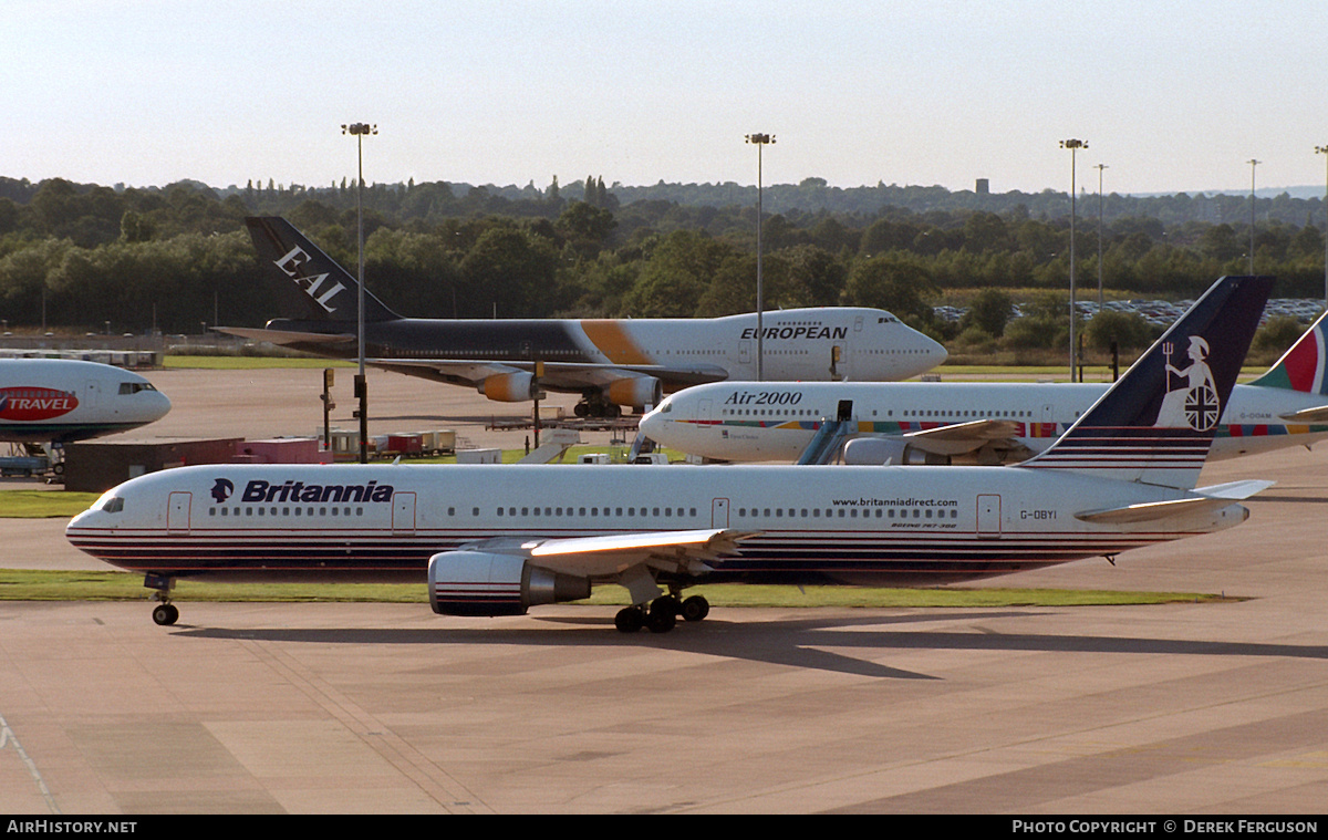 Aircraft Photo of G-OBYI | Boeing 767-304/ER | Britannia Airways | AirHistory.net #610343