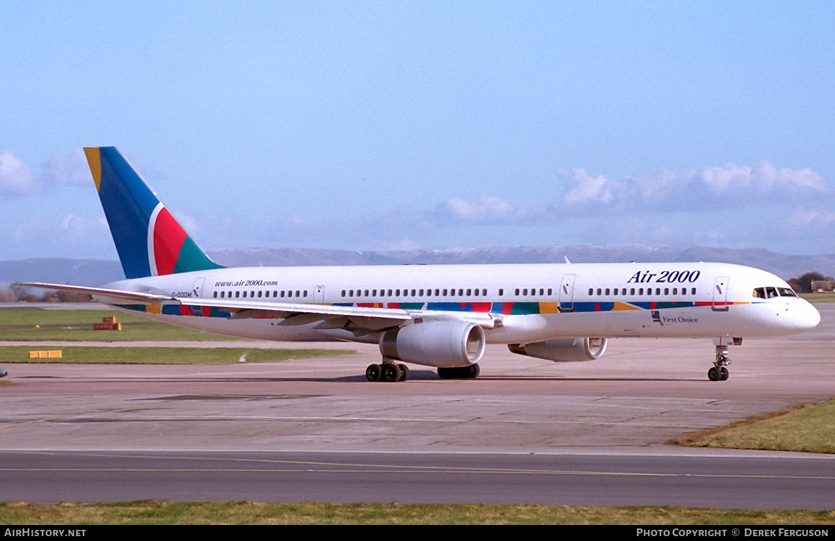 Aircraft Photo of G-OOOM | Boeing 757-225 | Air 2000 | AirHistory.net #610345