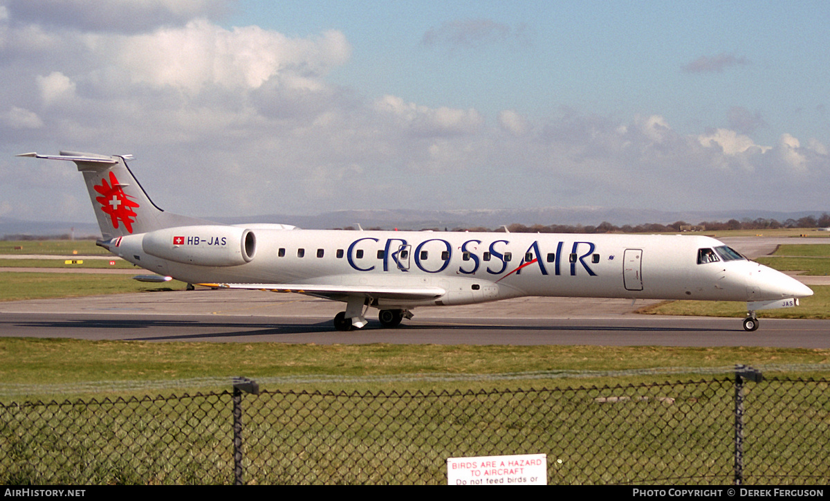 Aircraft Photo of HB-JAS | Embraer ERJ-145LU (EMB-145LU) | Crossair | AirHistory.net #610348