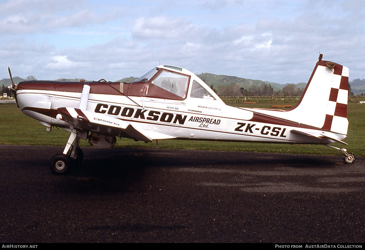 Aircraft Photo of ZK-CSL | Cessna A188 AgWagon 300 | Cookson Airspread | AirHistory.net #610360