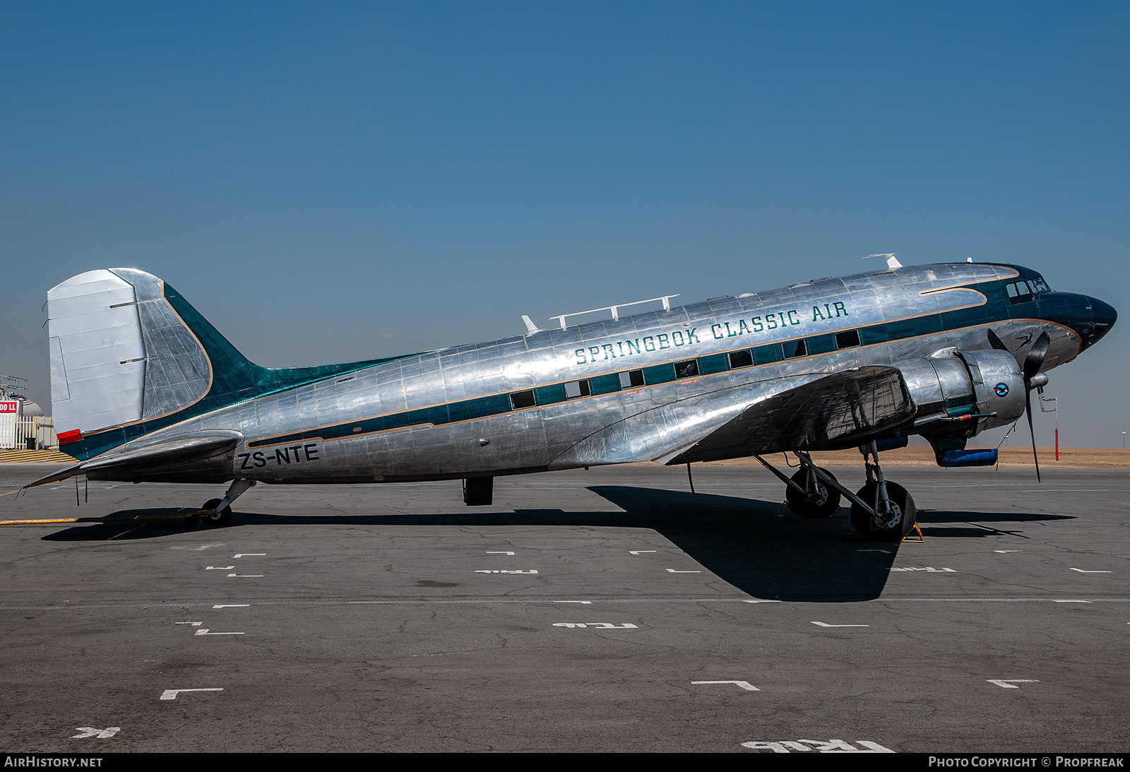 Aircraft Photo of ZS-NTE | Douglas C-47A Skytrain | Springbok Classic Air | AirHistory.net #610384