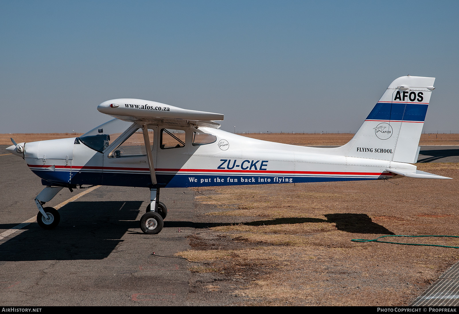 Aircraft Photo of ZU-CKE | Tecnam P-92S Echo | AFOS Flying School | AirHistory.net #610411