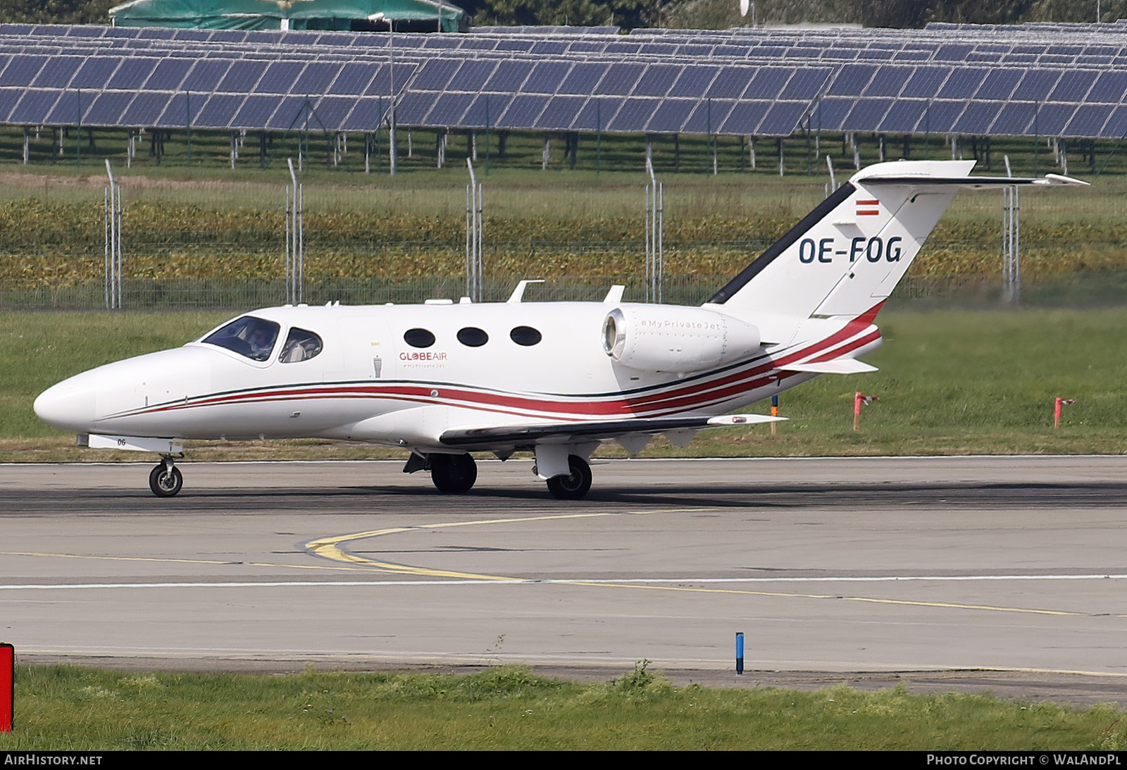Aircraft Photo of OE-FOG | Cessna 510 Citation Mustang | GlobeAir | AirHistory.net #610418