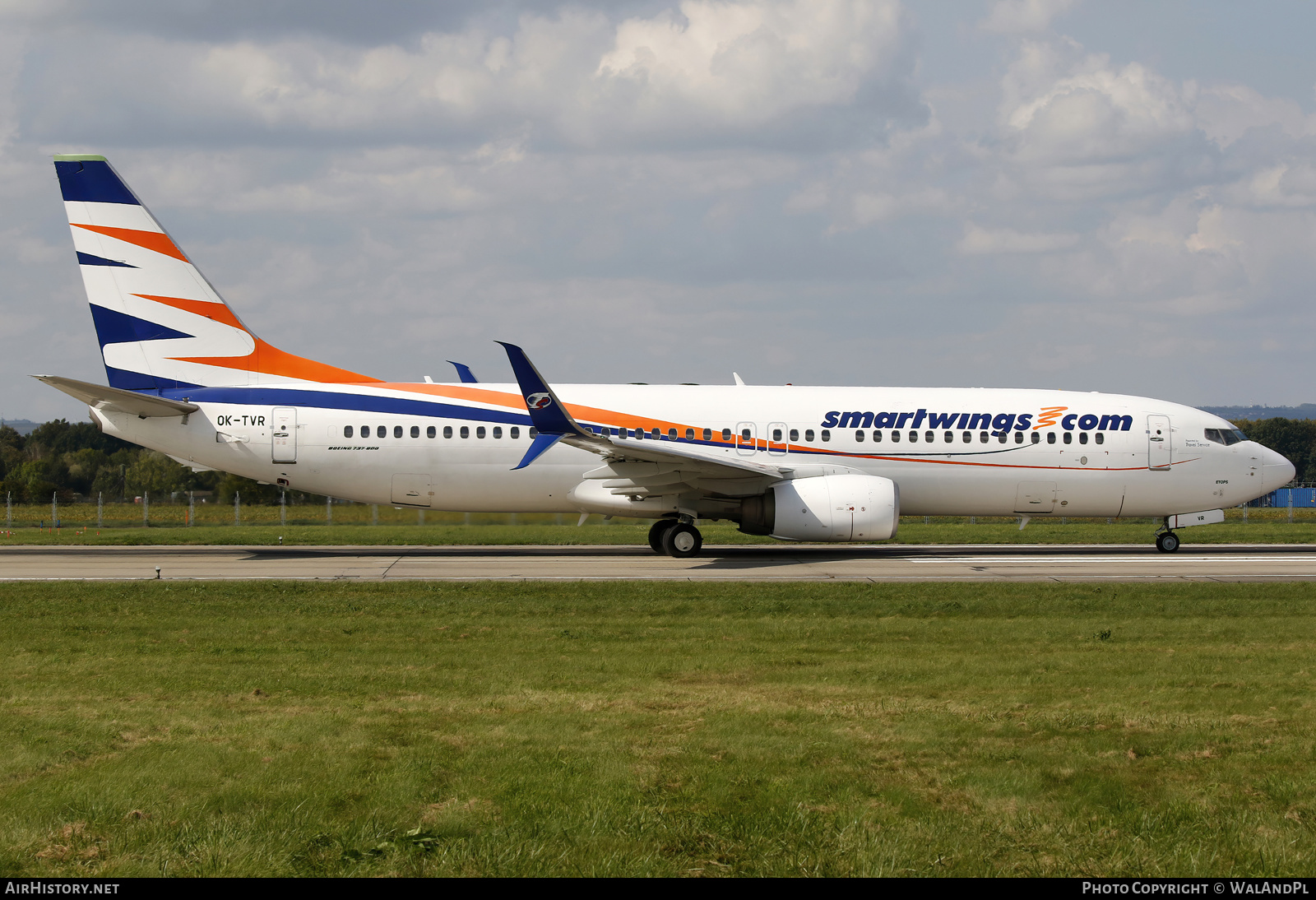 Aircraft Photo of OK-TVR | Boeing 737-86N | Smartwings | AirHistory.net #610427