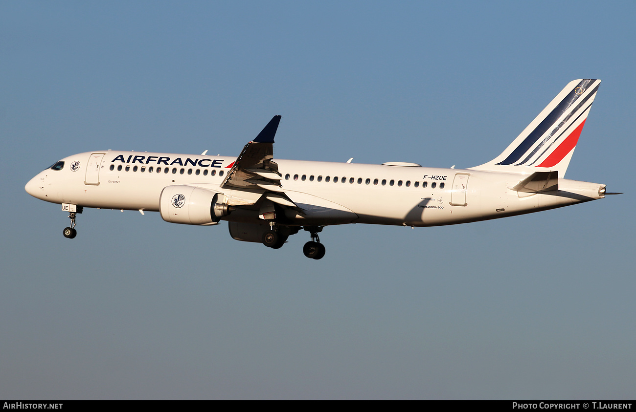 Aircraft Photo of F-HZUE | Airbus A220-371 (BD-500-1A11) | Air France | AirHistory.net #610433