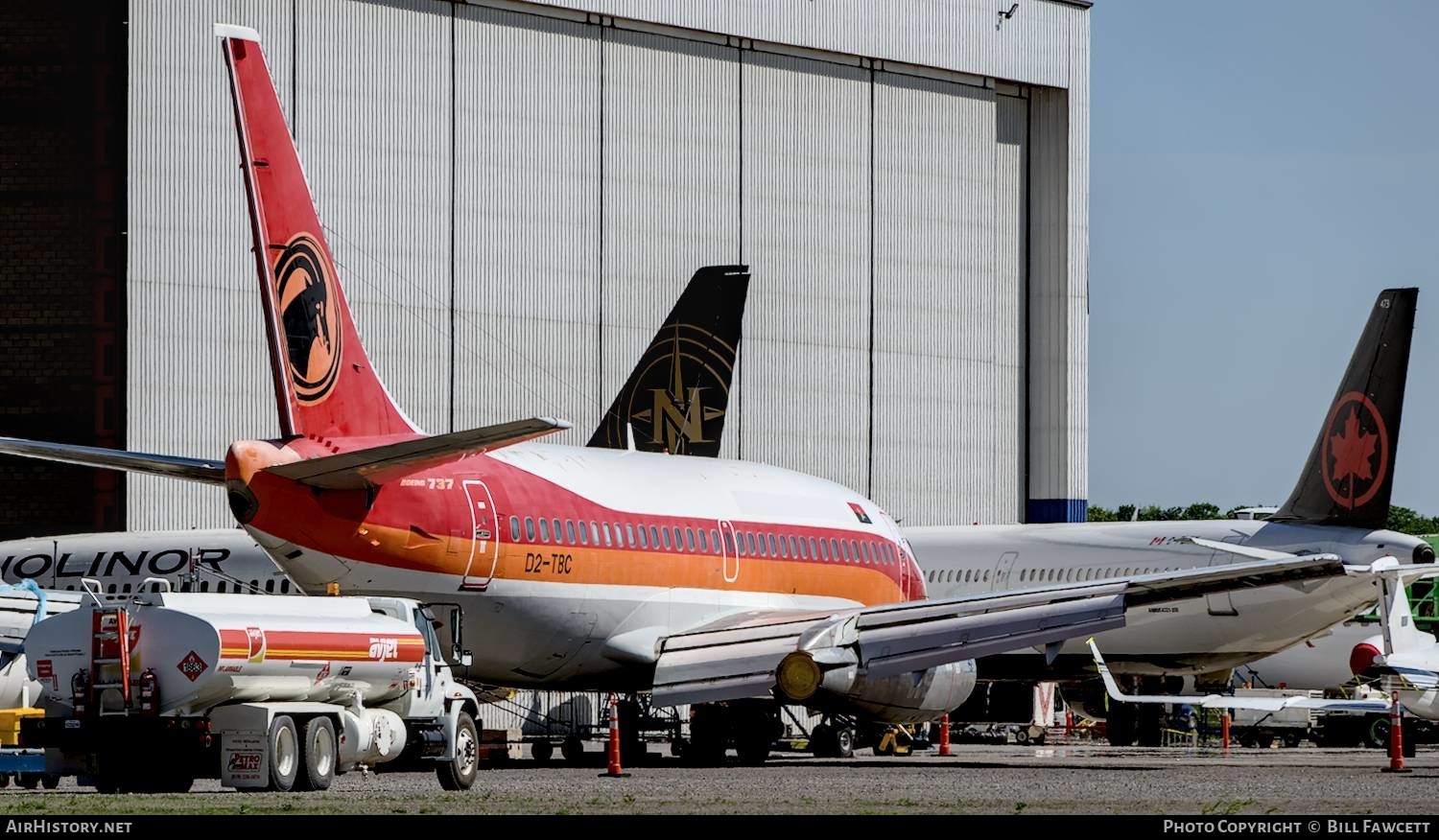 Aircraft Photo of D2-TBC | Boeing 737-2M2C/Adv | AirHistory.net #610459