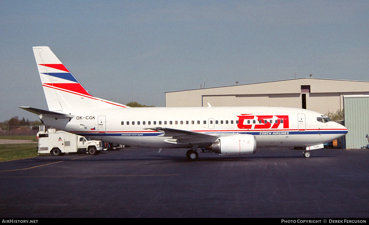 Aircraft Photo of OK-CGK | Boeing 737-55S | ČSA - Czech Airlines | AirHistory.net #610462