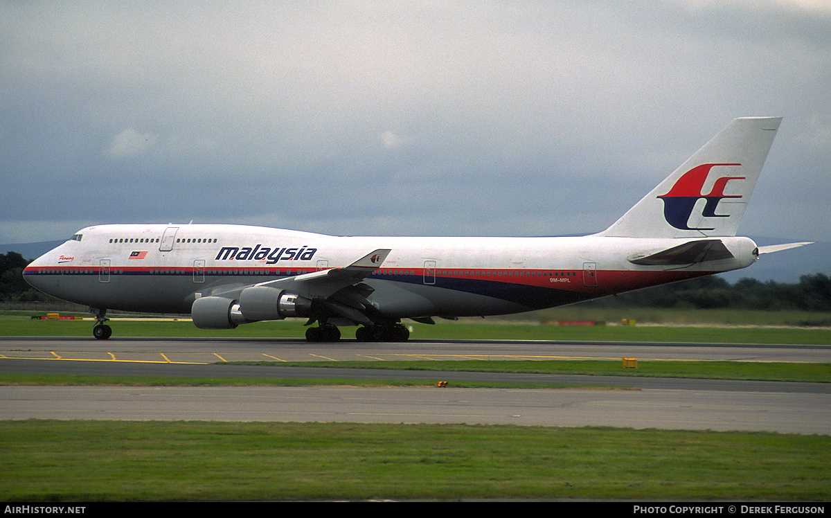 Aircraft Photo of 9M-MPL | Boeing 747-4H6 | Malaysia Airlines | AirHistory.net #610475
