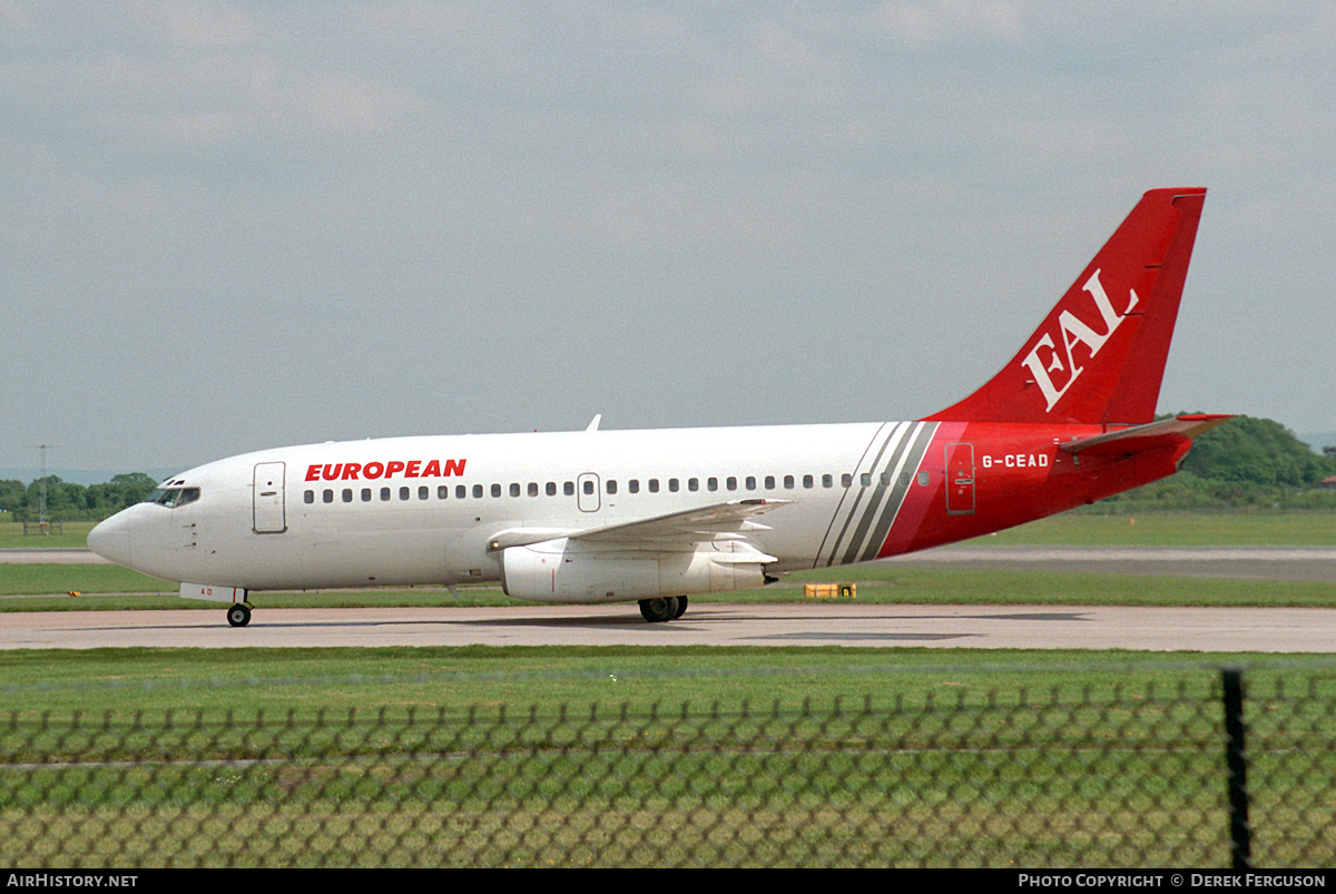 Aircraft Photo of G-CEAD | Boeing 737-229/Adv | European Aircharter - EAL/EAC | AirHistory.net #610485