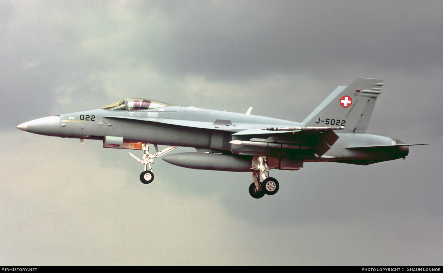 Aircraft Photo of J-5022 | McDonnell Douglas F/A-18C Hornet | Switzerland - Air Force | AirHistory.net #610493
