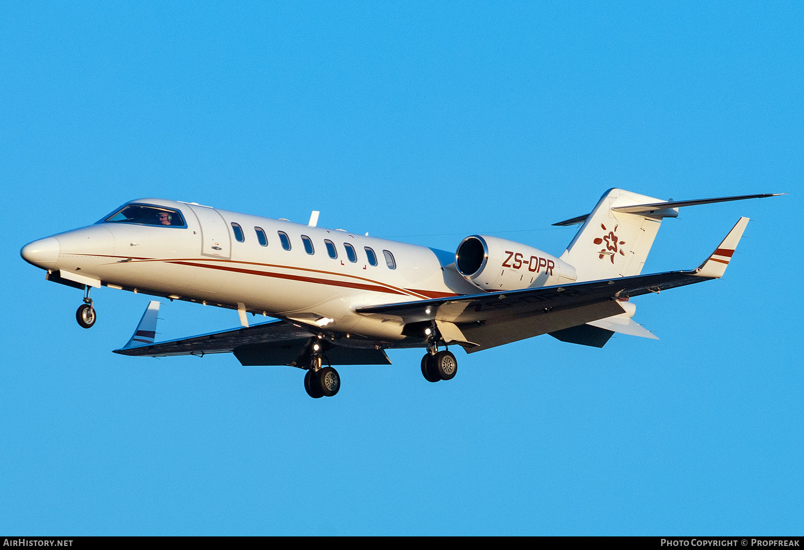 Aircraft Photo of ZS-OPR | Learjet 45 | AirHistory.net #610501